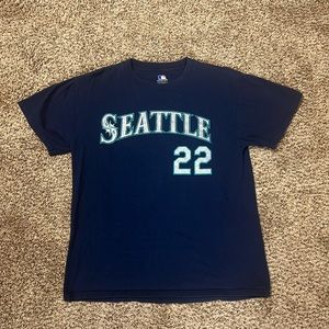 Kids Mariners tee shirt size Medium with Cano 22